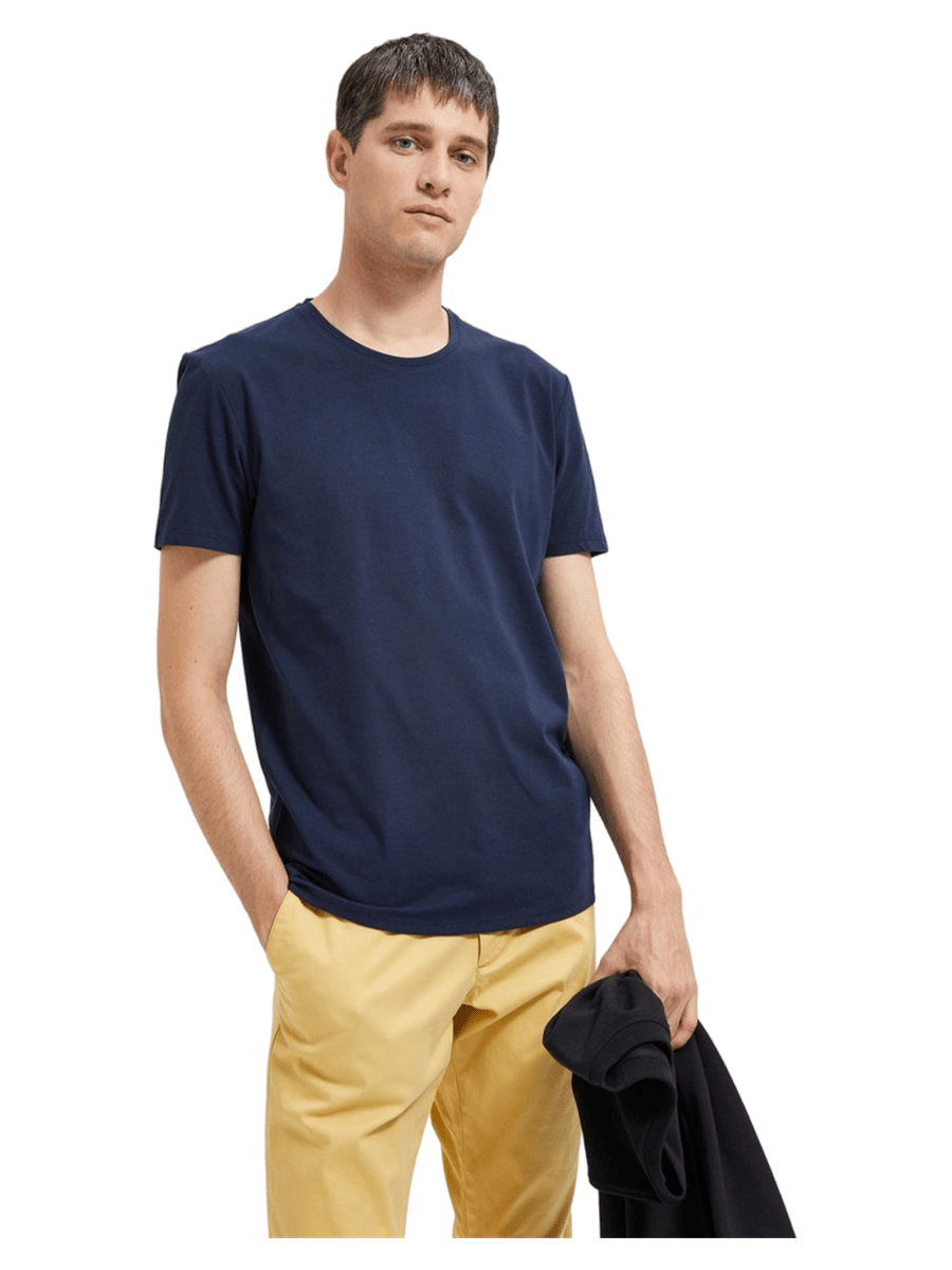 Selected Men T-shirts / Polo 16087852_navyblazer_S - Bygholm Menswear